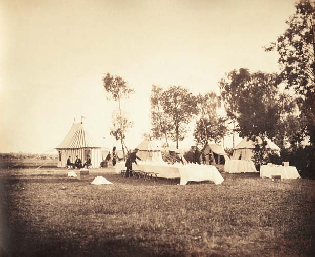 Photo Detail - Gustave Le Gray - Preparation of the Emperor's Table, Camp de Chalons