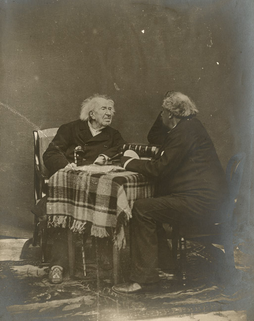 Four Photographs from the Interview between Chevreul and Nadar on Chevreul 100 Birthday