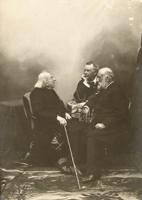 Four Photographs from the Interview between Chevreul and Nadar on Chevreul 100 Birthday