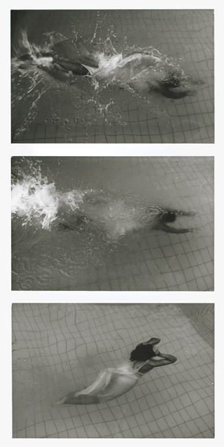 Photo Detail - Anonymous - Three-Part Series of a Fully Clothed Woman Diving in Water