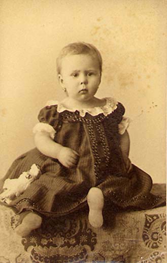 Photo Detail - Carl Hesse - Baby Girl with Stuffed Toy