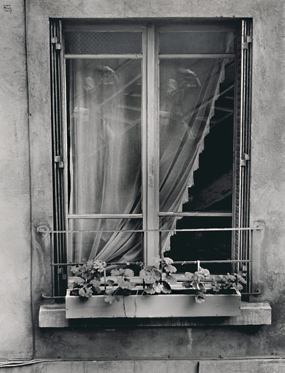 Ilse Bing - Double Auto Portrait in the Window Ilse Bing - Double Auto Portrait in the Window