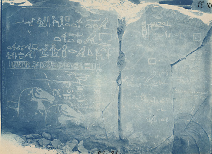 Jules Couyat (alias Jules Barthoux)  and Pierre Montet - Egyptian Hieroglyphics at W�di Hamm�m�t