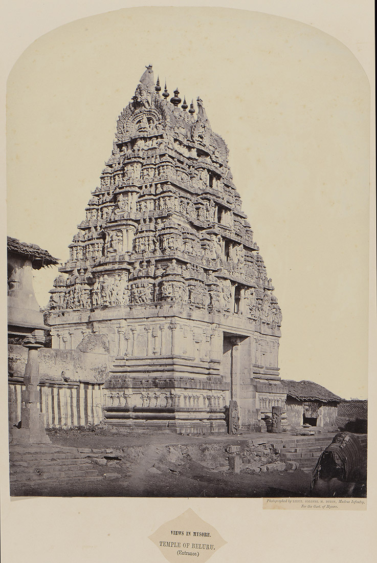 Photo Detail - Lt. Col. Henry Dixon - Views in Mysore: Temple of Belaru (Entrance)