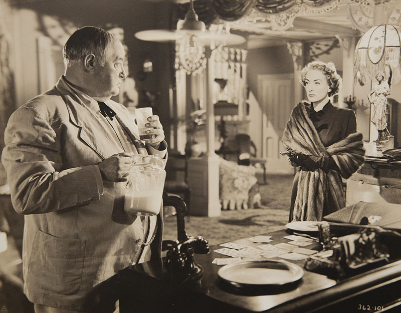 Fred Morgan - Joan Crawford and Sidney Greenstreet in Flamingo Road