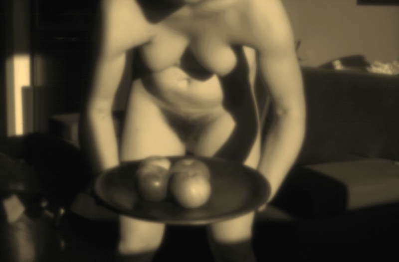 Stanko Abadžic - Female Nude #2 (with Fruit)