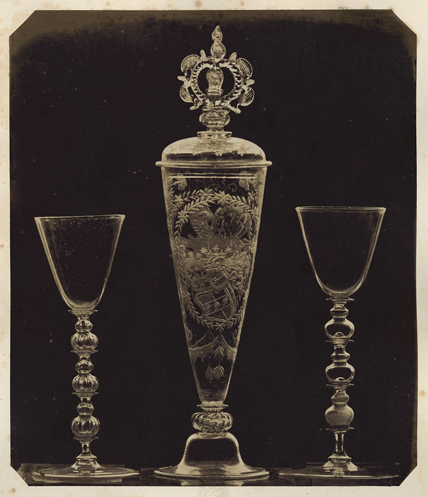 Ludwig Belitski - 16th-Century Glassware Chalice and Two Glasses
