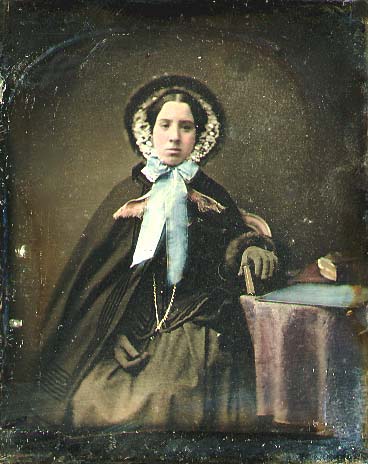 Anonymous - Woman with Bonnet and Winter Clothes