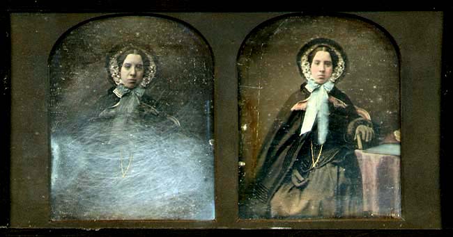 Anonymous - Woman with Bonnet and Winter Clothes