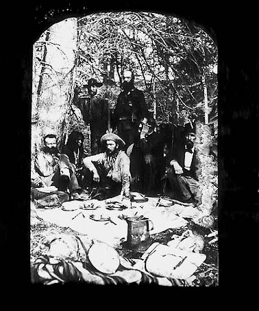 The Powell Party in Camp