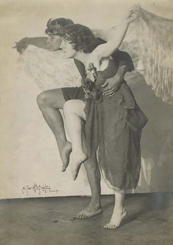 Two Art Noveau Style Dancers