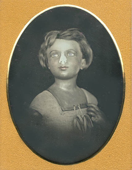 Visitation of the Mannequin, A Series of Three Daguerreotypes