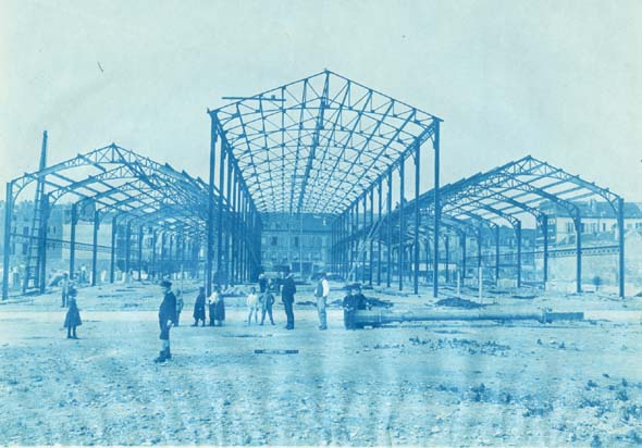 Anonymous - Construction of Saint-Denis Railroad Station Anonymous - Construction of Saint-Denis Railroad Station