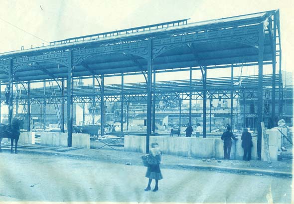 Construction of Saint-Denis Railroad Station