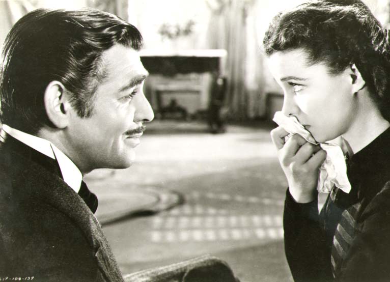 Clarence Sinclair Bull or Fred Parrish - Clark Gable and Vivien Leigh in Gone with the Wind Clarence Sinclair Bull or Fred Parrish - Clark Gable and Vivien Leigh in Gone with the Wind