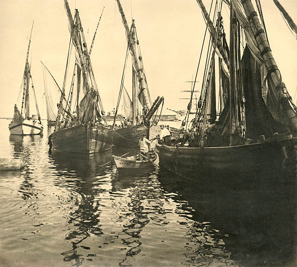 Fishing Boats at Anchor