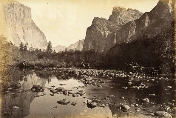 Mirror View of El Capitan and Bridal Veil