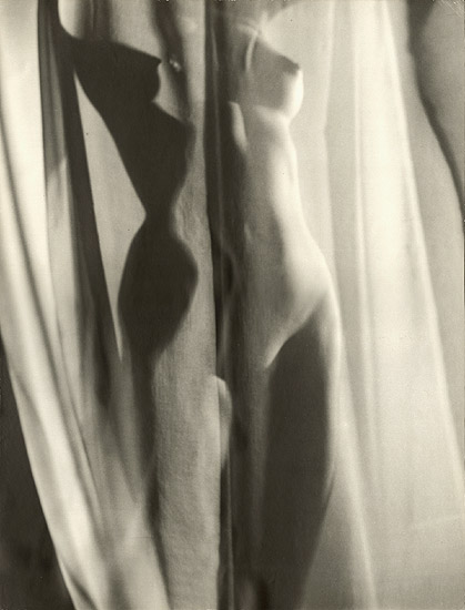 Bombay, India (Female Nude through Curtain)