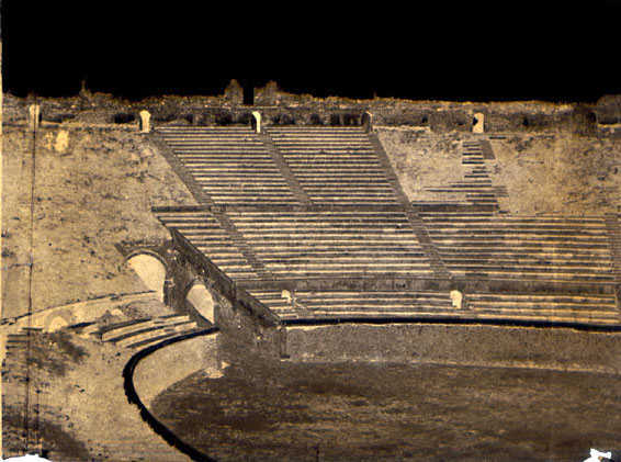 Louis-Alphonse Davanne - Pompei: Amphitheater Louis-Alphonse Davanne - Pompei: Amphitheater