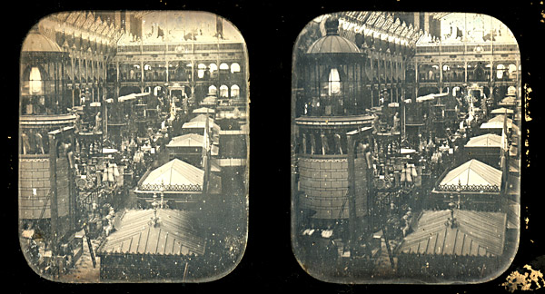Andre Adolphe-Eugene Disderi (attributed to) - View of the Center Aisle of the Palace of Industry, Exposition Universelle of 1855, Paris Andre Adolphe-Eugene Disderi (attributed to) - View of the Center Aisle of the Palace of Industry, Exposition Universelle of 1855, Paris