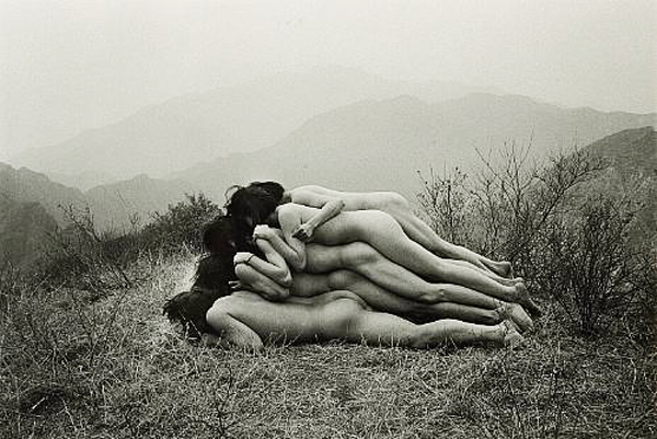 Photo Detail - Zhang Huan - To Add One Meter to an Anonymous Mountain