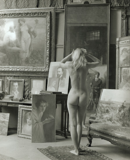 Nu Pompier (Pretentious Nude with Self Portrait)