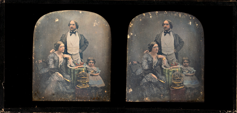 Antoine Claudet - Family with Bird Cage