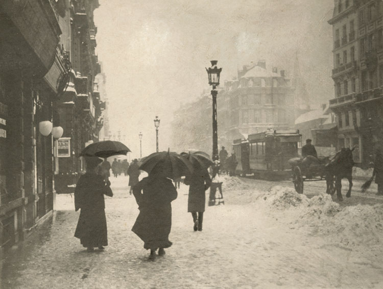 Snowy Scene in Belgium