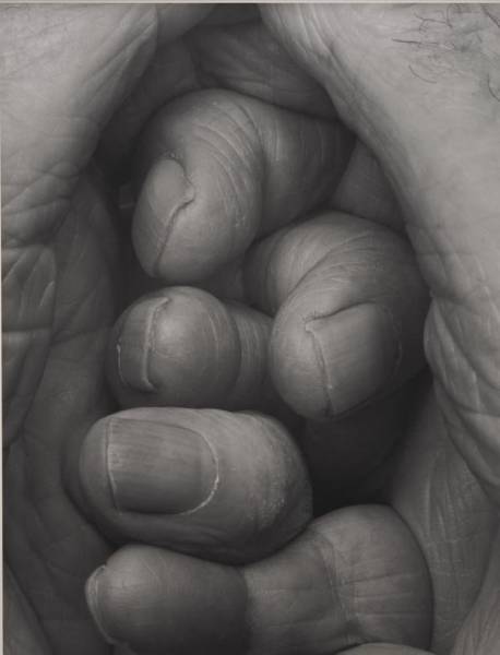 Self Portrait, Interlocking Fingers No. 19