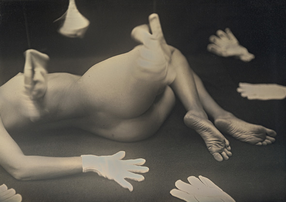 Charlie Schreiner - Becky and Gloves (Female Nude)