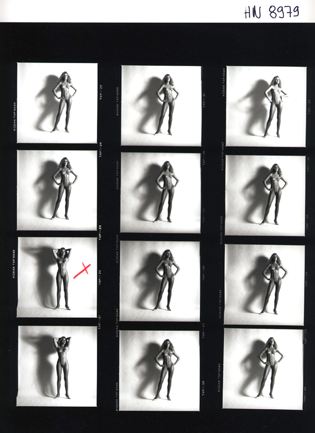 "Big Nudes" Contact Sheet