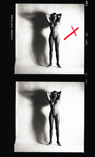 "Big Nudes" Contact Sheet