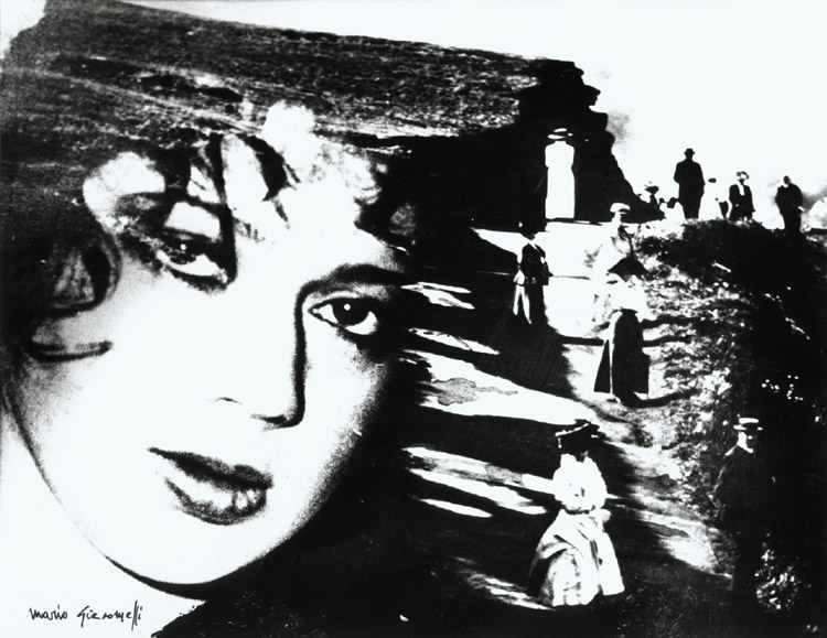 Photo Detail - Mario Giacomelli - Montage of Woman's Face and Peasants