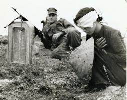 Click for details about Schneider - Viet Cong Suspect with U.S. Marine Schneider - Viet Cong Suspect with U.S. Marine