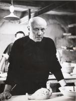 Villers - Picasso with a Clay Sculpture