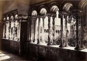 Click for details about Altobelli and Moulins (attributed to) - Cloisters of Saint John Lateran, Rome, Italy Altobelli and Moulins (attributed to) - Cloisters of Saint John Lateran, Rome, Italy