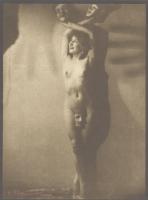 Rudomine - Nude with Masks and Shadows of Hands