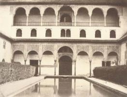 De Clercq - View of the Alhambra, Great Courtyard in Front of Ambassador's Hall
