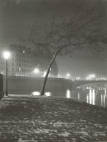 Click for details about Chanu - Tree Study in Snow along Seine, Paris Chanu - Tree Study in Snow along Seine, Paris