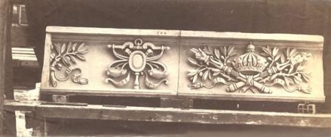 Baldus - Model of a Ornamentation for the New Louvre in Gypsum