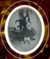 Click for details about Anonymous - Girl with Doll and Toy on Chair Anonymous - Girl with Doll and Toy on Chair