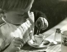 Click for details about Vandor - Child Enjoying His Meal Vandor - Child Enjoying His Meal