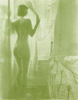 Jones - Susan (Female Nude at Window in front of Brass Bed)