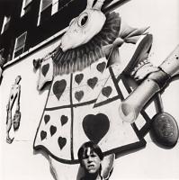 Tress - Boy with Picture of Alice's Rabbit in Rockaway Playland, Queens, NY