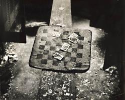 Tress - Cards and Checkerboard in Abandoned Locker Room for Railroad Workers