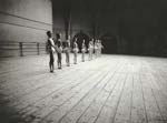 Young Ballerinas in a Line