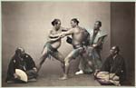 Sumo Wrestlers and Umpire