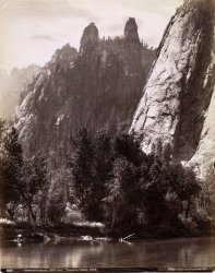 Isaiah West Taber - Cathedrale Spires, 2660 feet.  Yosemite Valley, 1894
