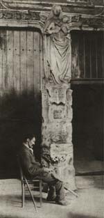L. Wenner - "Mendiant a la porte de l'eglise" (or Begger at the Church Door)