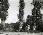Jacques-Henri Lartigue - Lartigue's Son, Dani, perhaps a Self-Portrait  and His Ex-Lover, Marie Sabouret, at Ch�teau des Essarts, Veyvialle, France